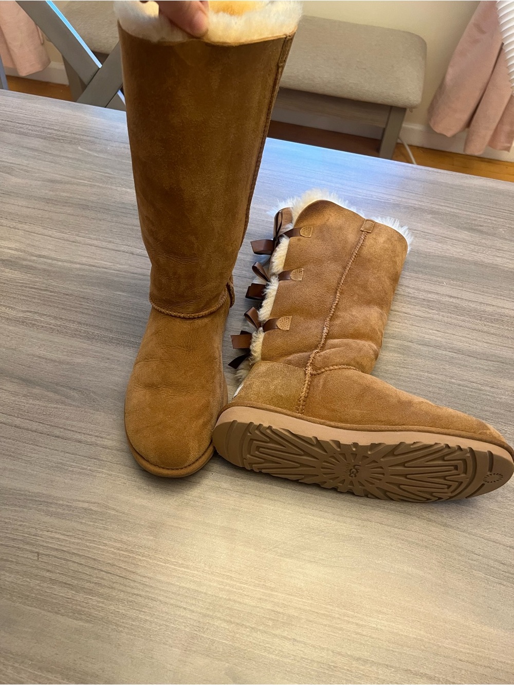 UGG Woman's Bailey Bow Tall Boots - Picture 7 of 11